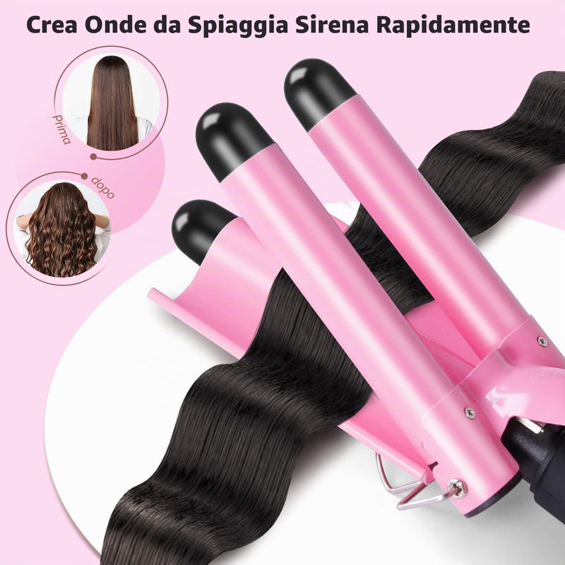 Arricciacapelli 3 Onde in Ceramica Nano-Ti